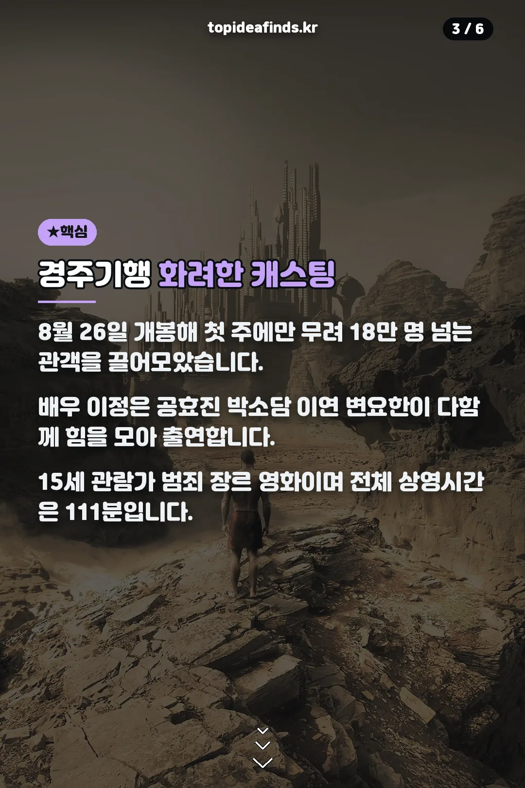경주기행 캐스팅 소개