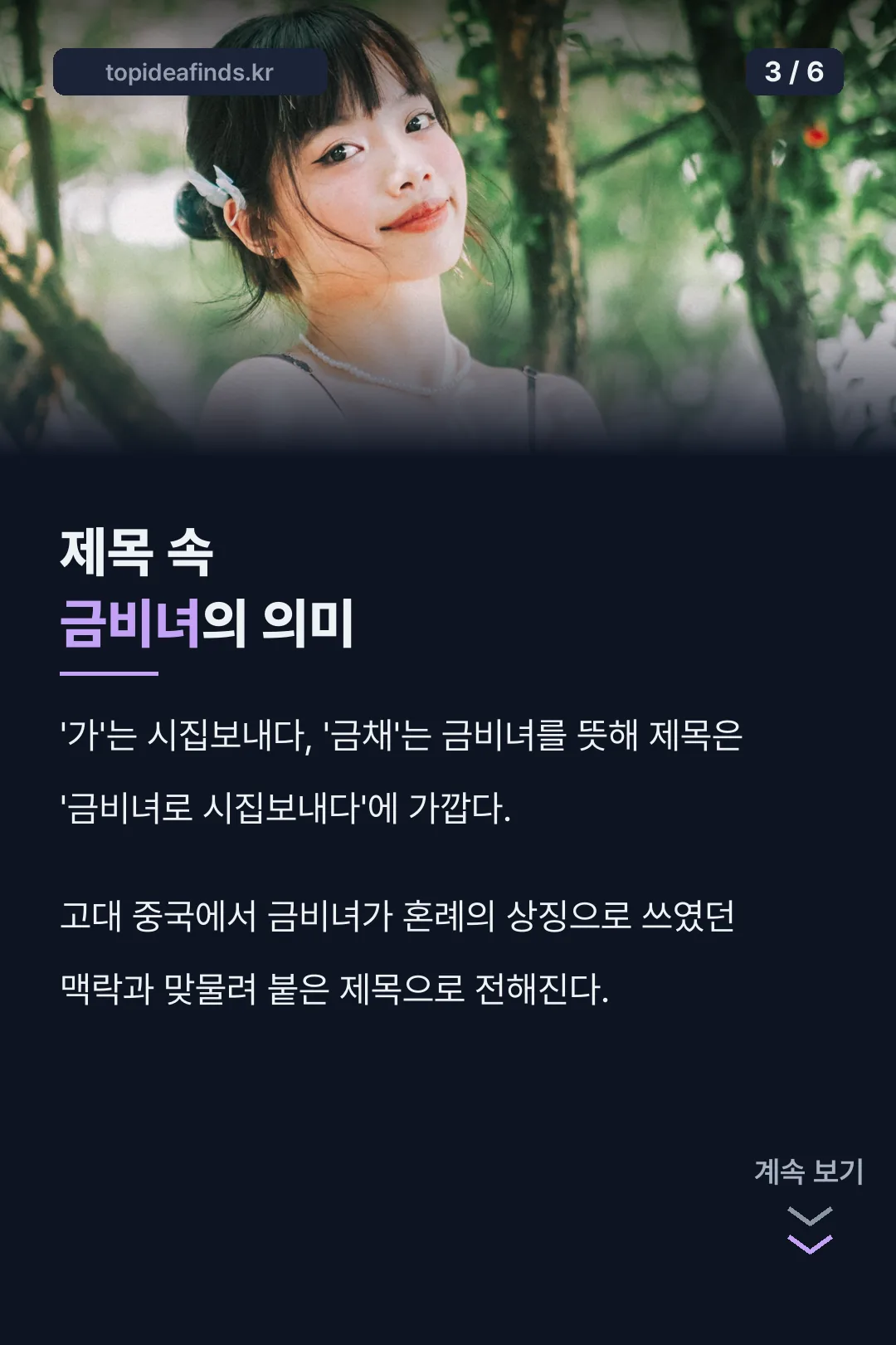 제목 속 금비녀 의미