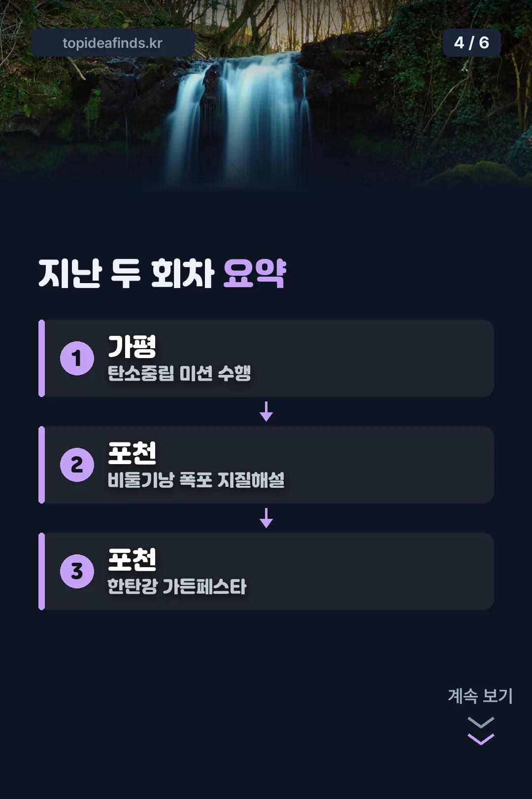 가평 포천 지난 회차