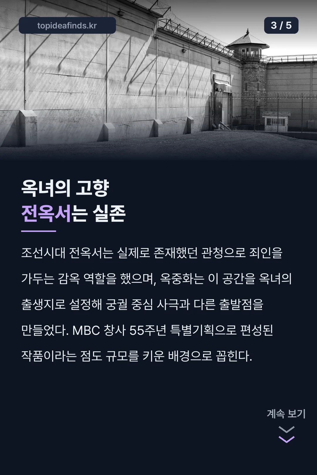 옥녀의 고향 전옥서는 실존